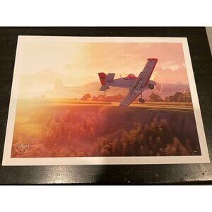 Disney Store 2013 Planes Dusty Exclusive Commemorative Lithograph
